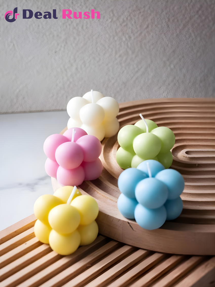 Mini Bubble Candle Aesthetic room décor