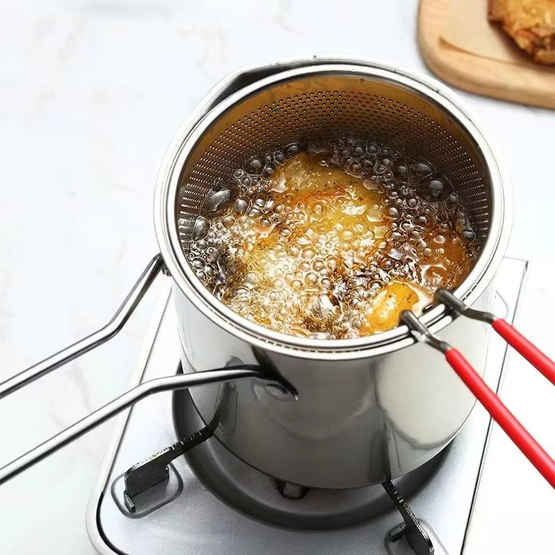 Stainless Steel Fryer Deep Frying Pot