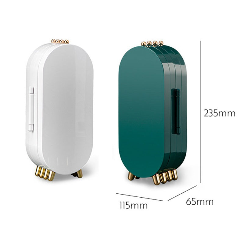 Foldable Jewelry Organizer with Mirror