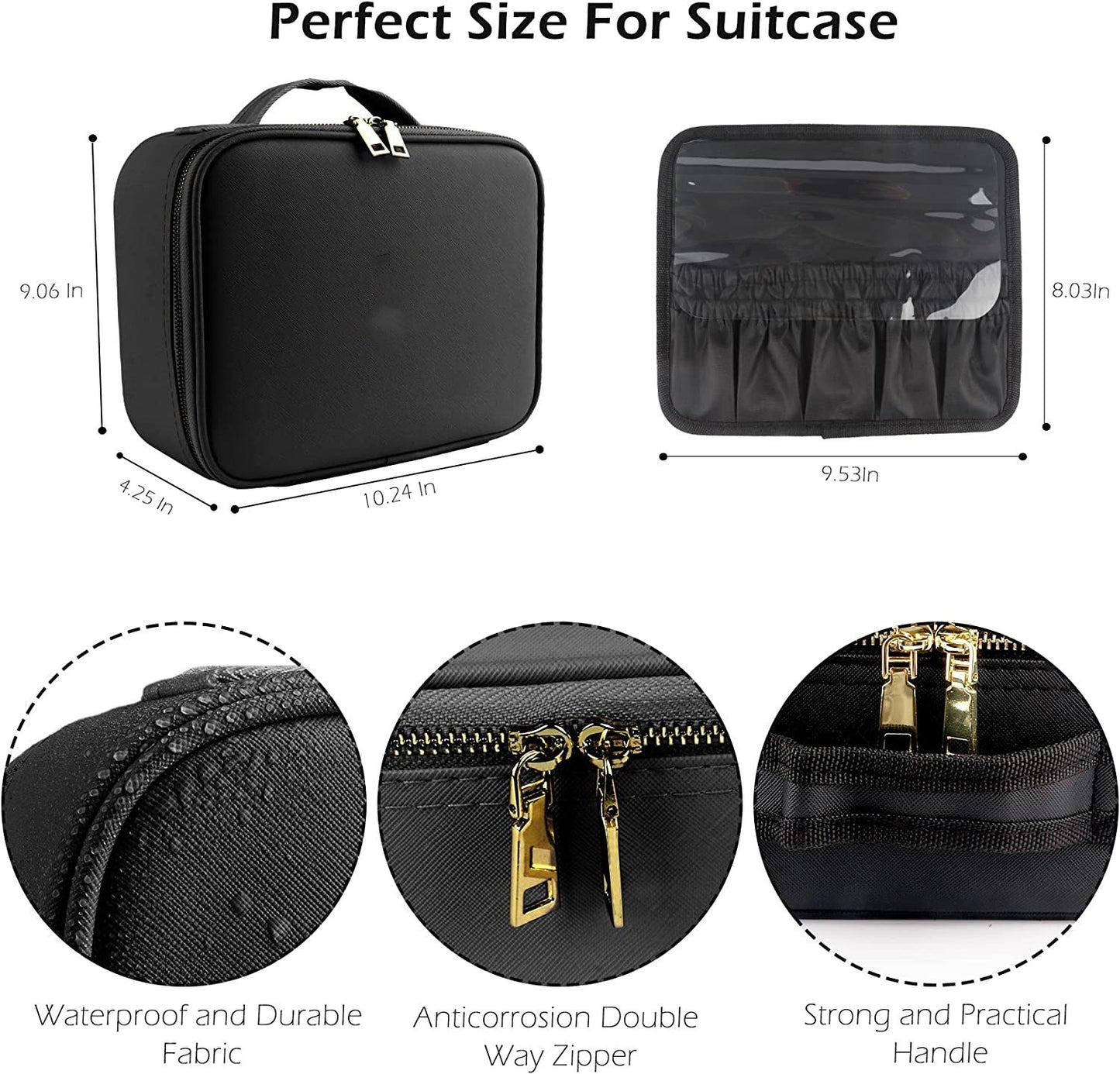 Professional Portable Smart LED Cosmetic Makeup Organizer