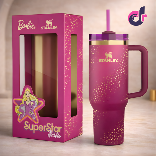 Stanley x Barbie™ ’70s Superstar Quencher 40oz Insulated Tumbler with Handle