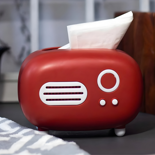 Retro Radio Tissue Box
