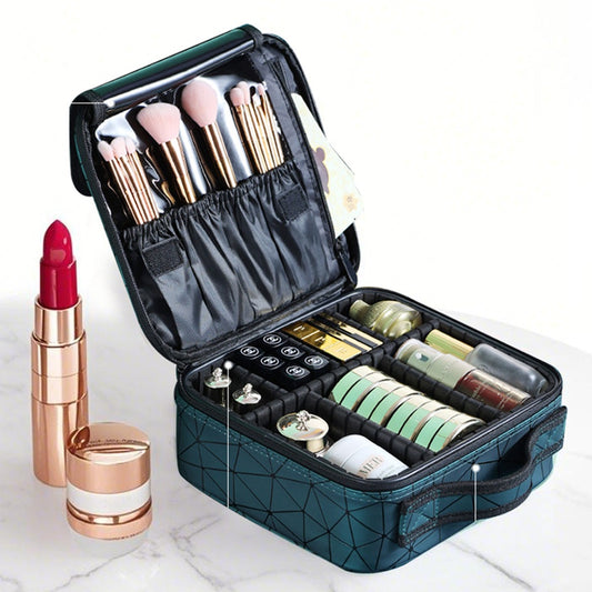 Diamond Cut Makeup Cosmetic Bag