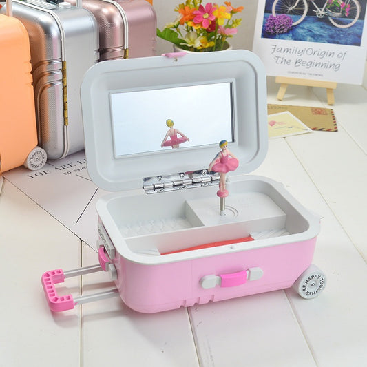 Musical Jewelry Box for Girls with Dancing Rotating Ballerina