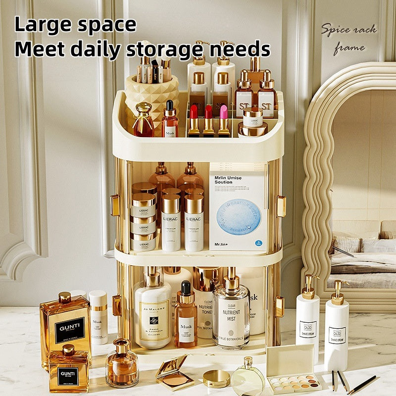Premium Transparent Makeup Organizer