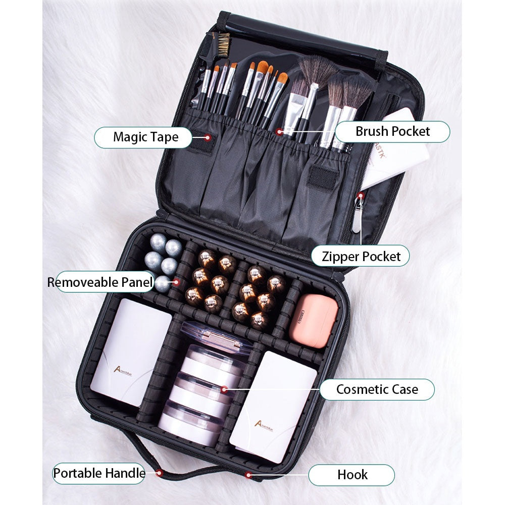 Diamond Cut Makeup Cosmetic Bag