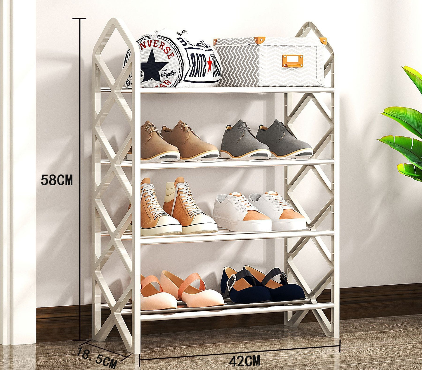 Simple Multi-Layer Shoe Rack Storage Cabinet