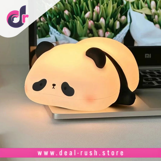 CUTE SILICONE LED NIGHT LIGHT USB RECHARGEABLE TOUCH CONTROL - PANDA