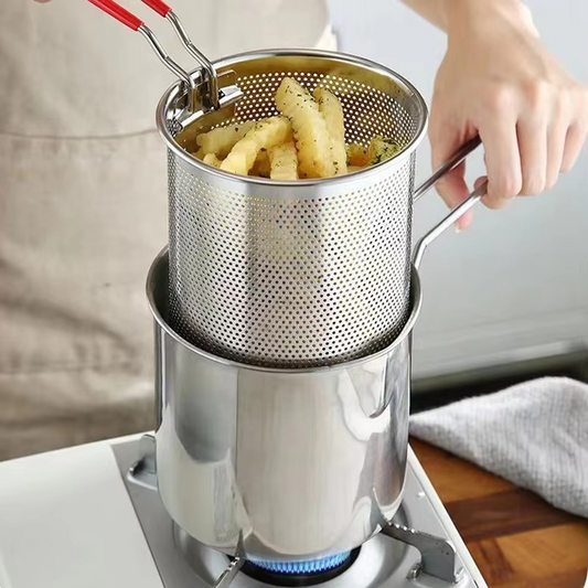 Stainless Steel Fryer Deep Frying Pot