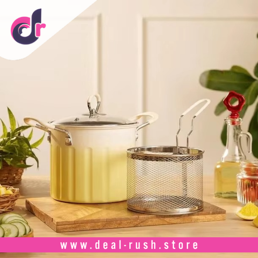 Deep Fryer Pot with Frying Basket