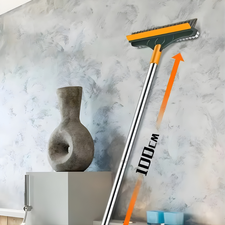 3 in 1 Cleaning Scrub Brush with Long Handle