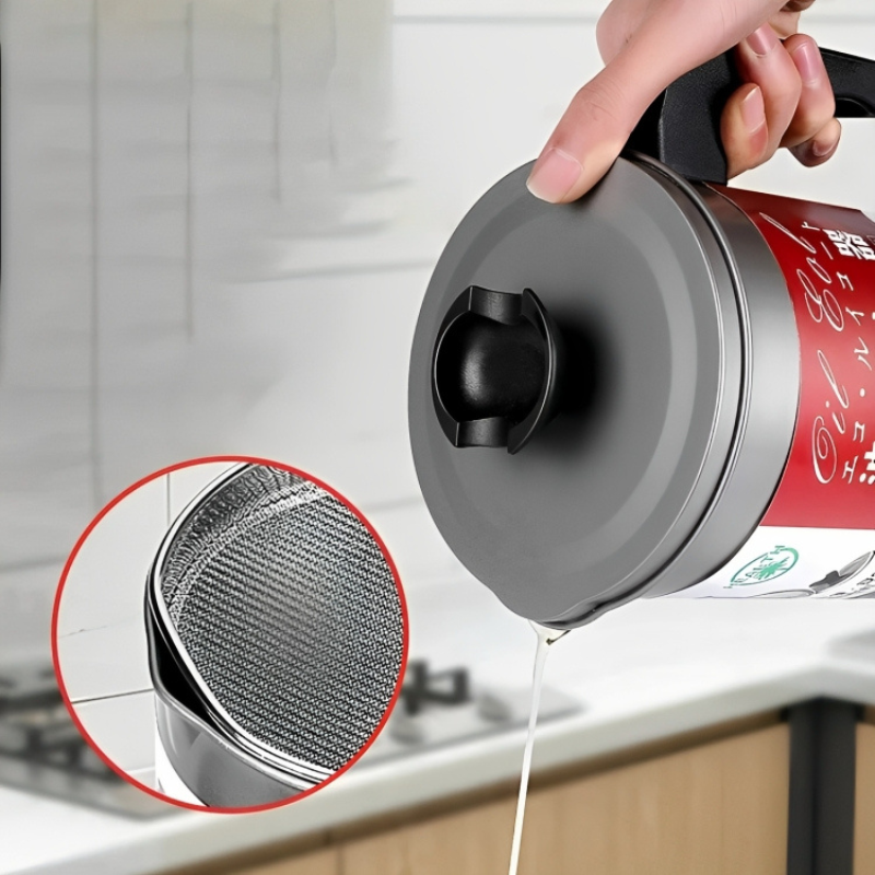 1.4L Oil Separator Pot for Kitchen