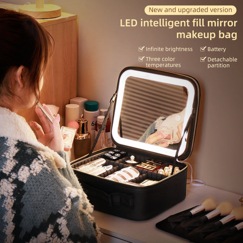 Professional Portable Smart LED Cosmetic Makeup Organizer