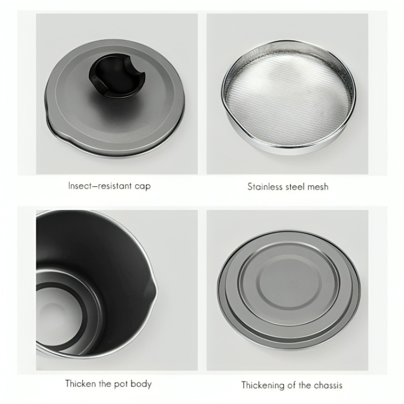 1.4L Oil Separator Pot for Kitchen