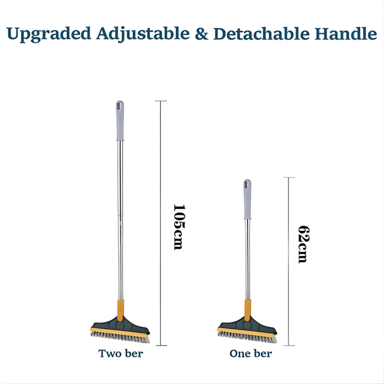 3 in 1 Cleaning Scrub Brush with Long Handle