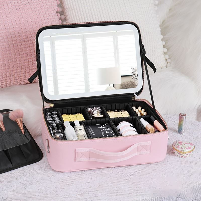 Professional Portable Smart LED Cosmetic Makeup Organizer