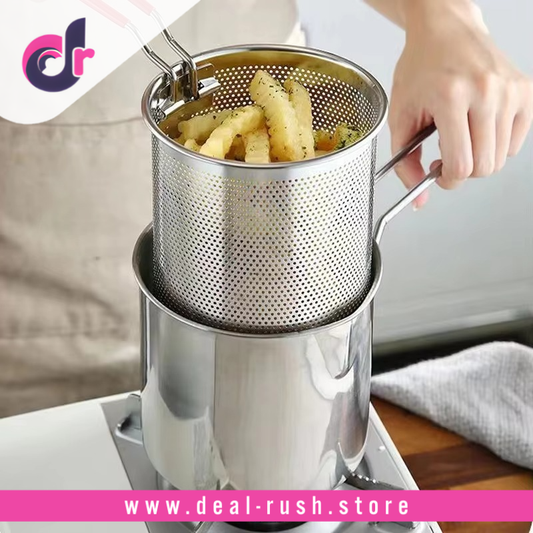 Stainless Steel Fryer Deep Frying Pot