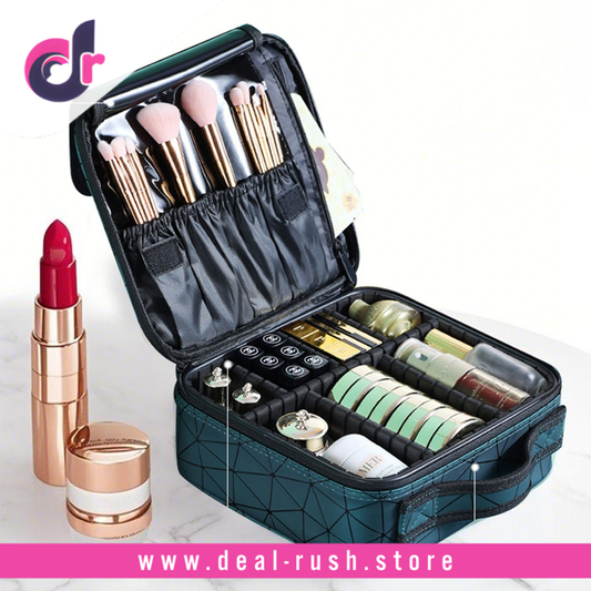 Diamond Cut Makeup Cosmetic Bag
