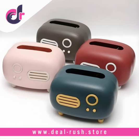 Retro Radio Tissue Box
