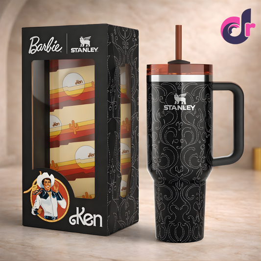 Stanley x Barbie™ ’80s Western Ken Quencher 40oz Insulated Tumbler with Handle