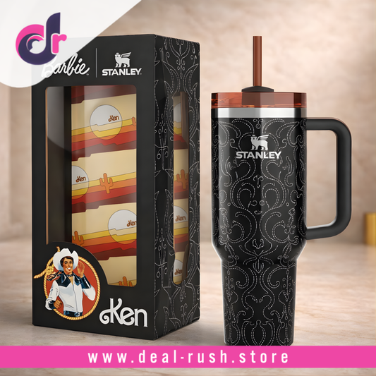 Stanley x Barbie™ ’80s Western Ken Quencher 40oz Insulated Tumbler with Handle