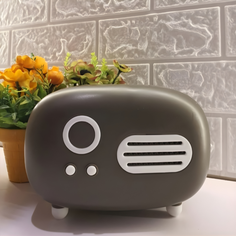 Retro Radio Tissue Box – Vintage Style Desktop Tissue Holder for Home